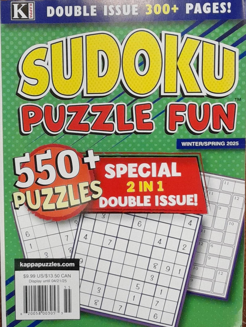 Sudoku Puzzle Fun Magazine