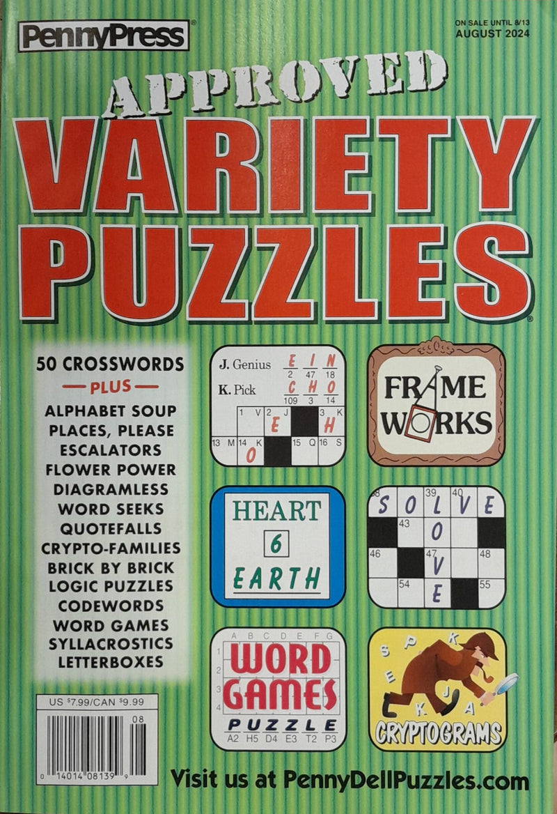 Variety Puzzles Magazine