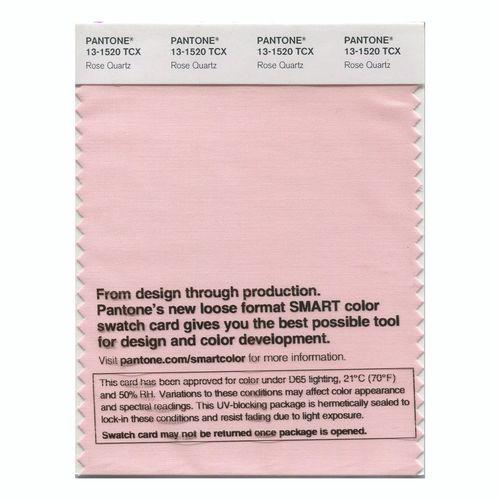 Pantone Smart 13-1520 TCX Color Swatch Card | Rose Quartz