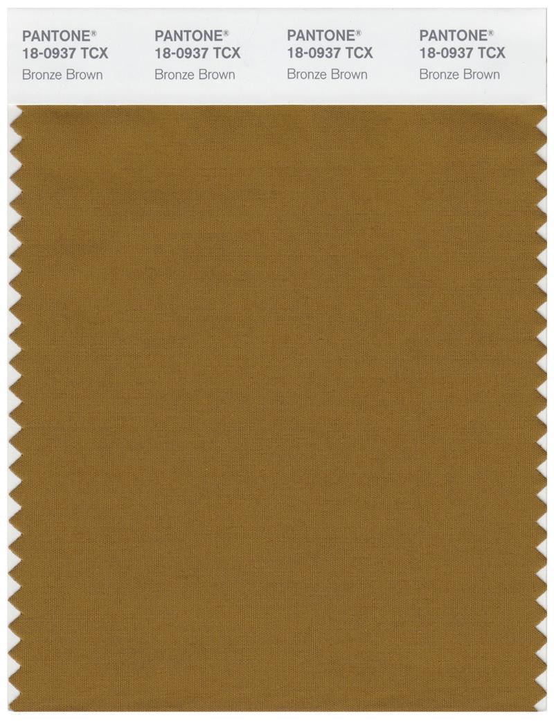 Pantone SMART Color Swatch Card 18-1541 TCX Brandy Brown