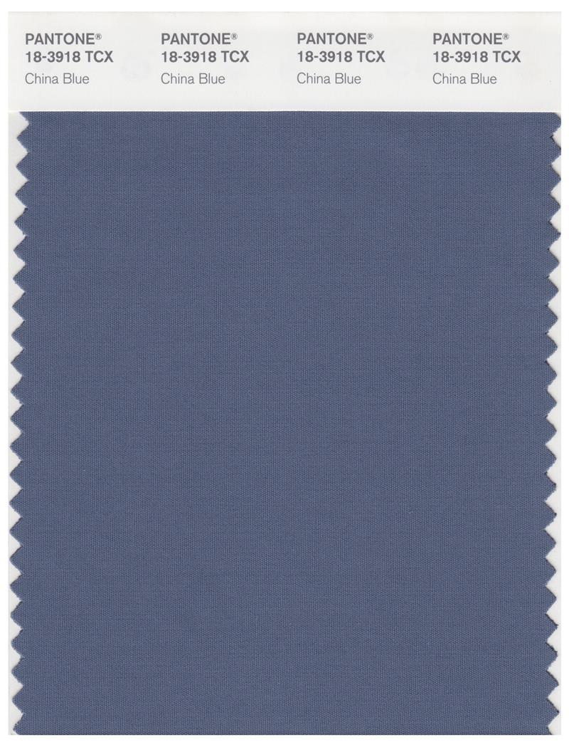 PANTONE 15-3918 TSX Polyester Color Swatch Card, Baby Blue Jay 