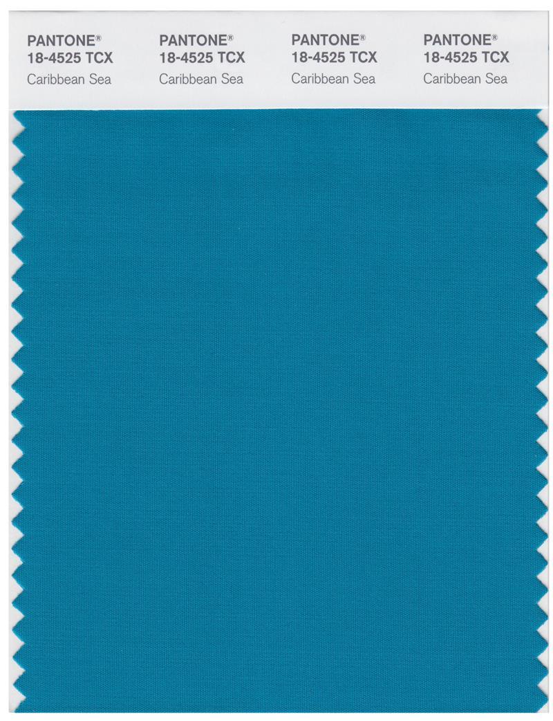 Pantone Smart 18-4525 TCX Color Swatch Card | Caribbean Sea