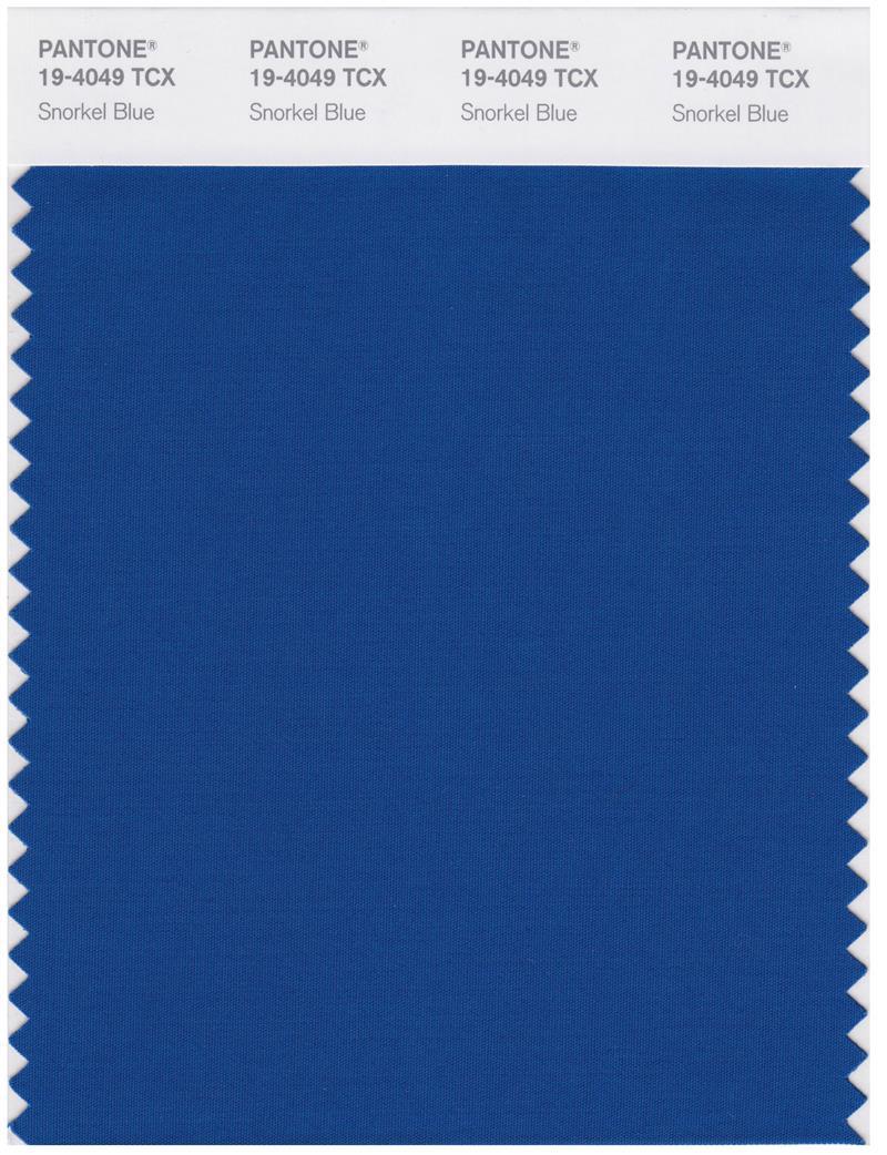 Pantone Smart 19-4049 TCX Color Swatch Card | Snorkel Blue