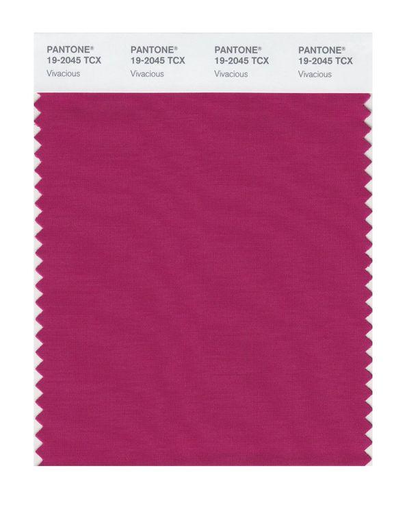 Pantone Smart 19-2045 TCX Color Swatch Card | Vivacious