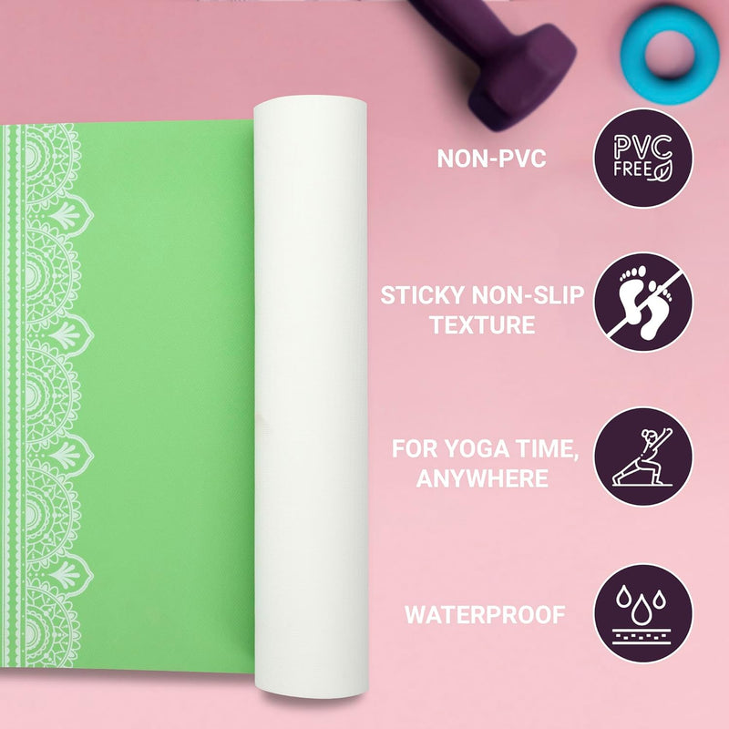 Premium 6mm Print Reversible Yoga Mat