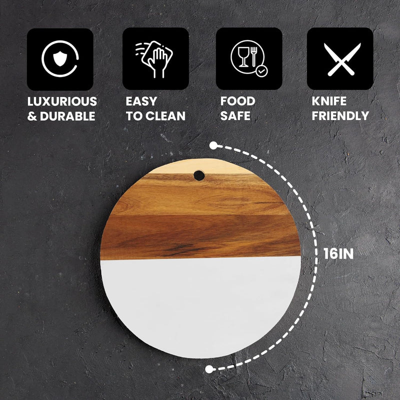 Wooden Cutting Board Round