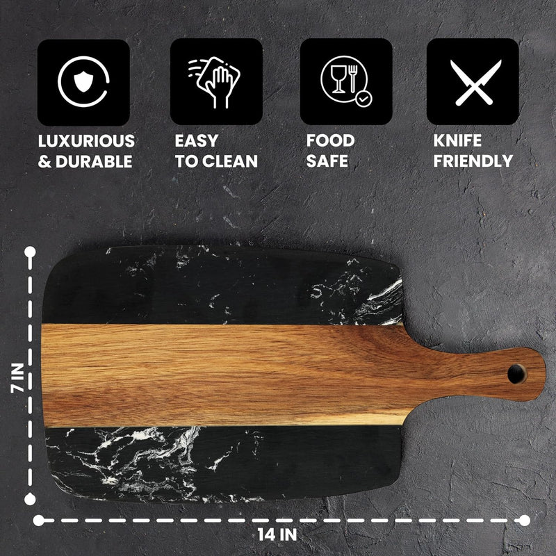 Wooden Cutting Board Rectangle with Handle