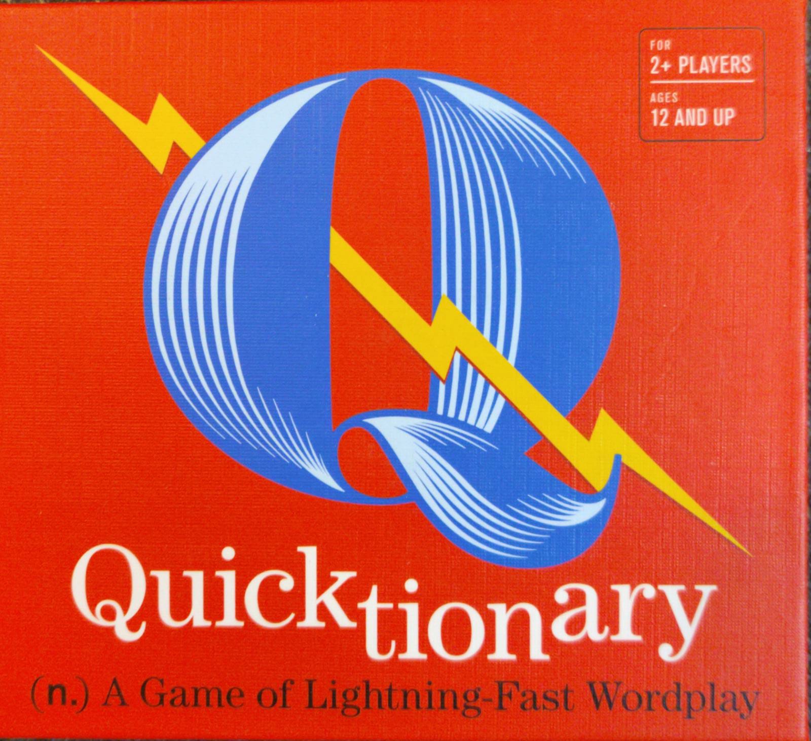 Buy Quicktionary-A Game of Lightning-fast Wordplay Gift From  MagazineCafeStore, NY, USA.