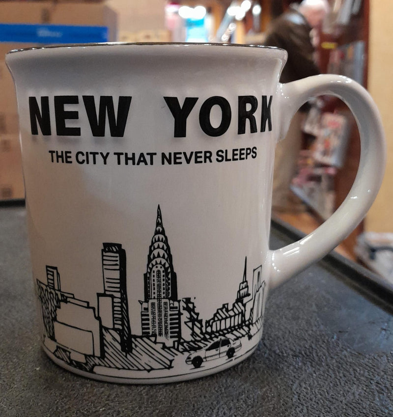 New York Ceramic Mug White