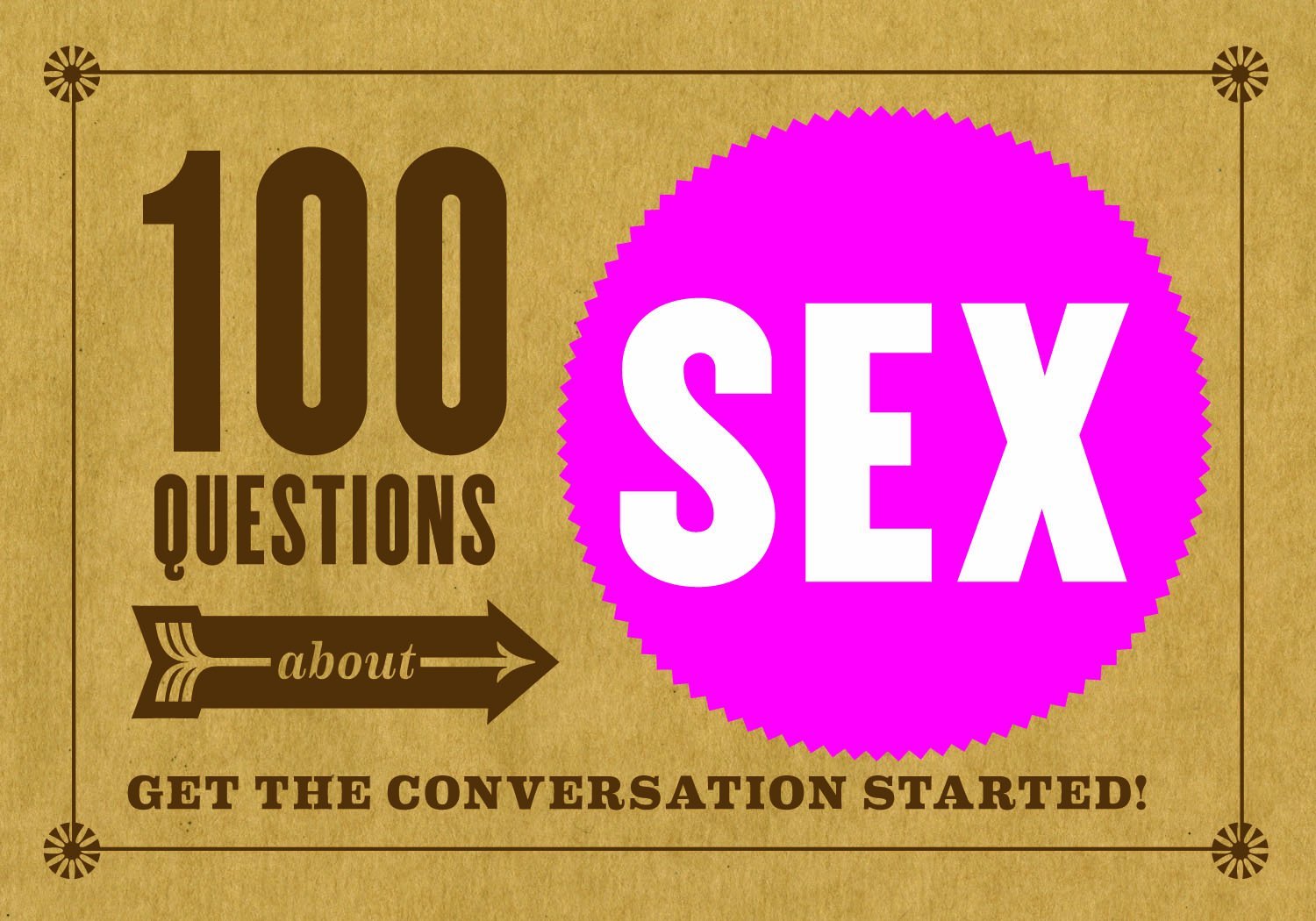 Buy Get the Conversation Started! : 100 Questions about Sex Gift From  MagazineCafeStore, NY, USA.