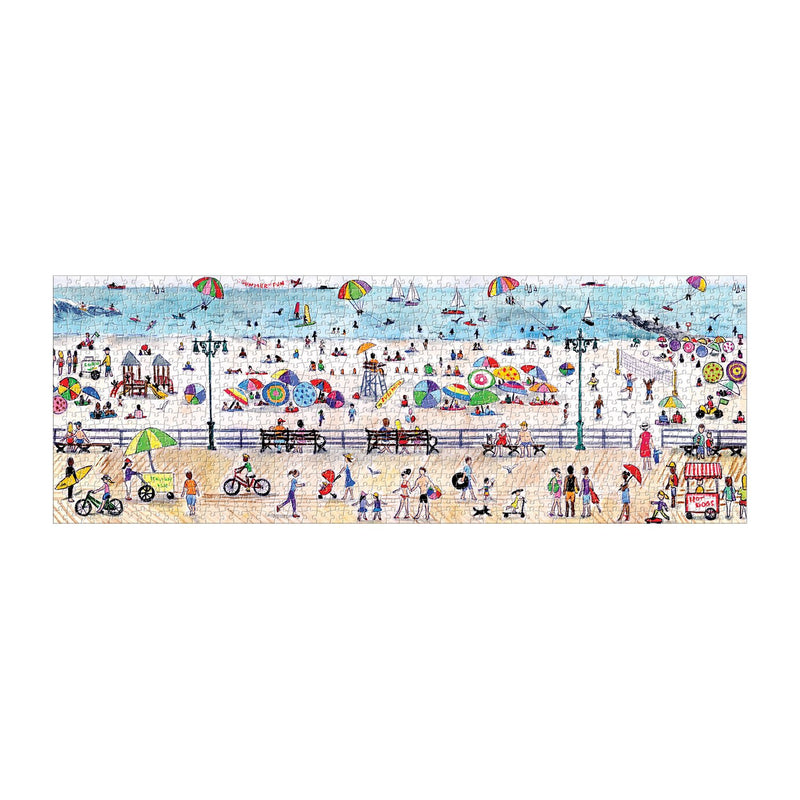 Michael Storrings Summer Fun 1000 Piece Panoramic Jigsaw Puzzle