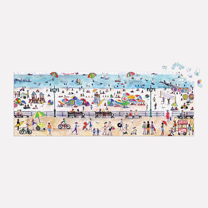 Michael Storrings Summer Fun 1000 Piece Panoramic Jigsaw Puzzle